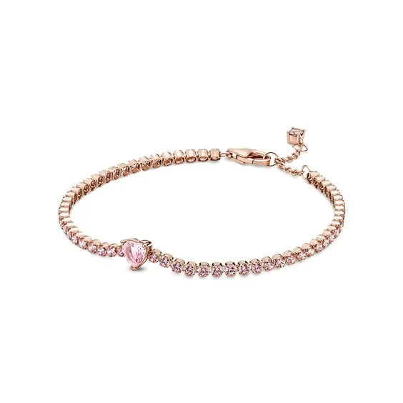 580041C01-20 - PANDORA JEWELS Mod. SPARKLING HEART TENNIS - Size 20