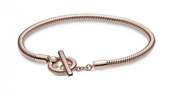 589087C00-17 - PANDORA JEWELS Mod. MOMENTS T-BAR SNAKE CHAIN - Size 17 ***SPECIAL PRICE****