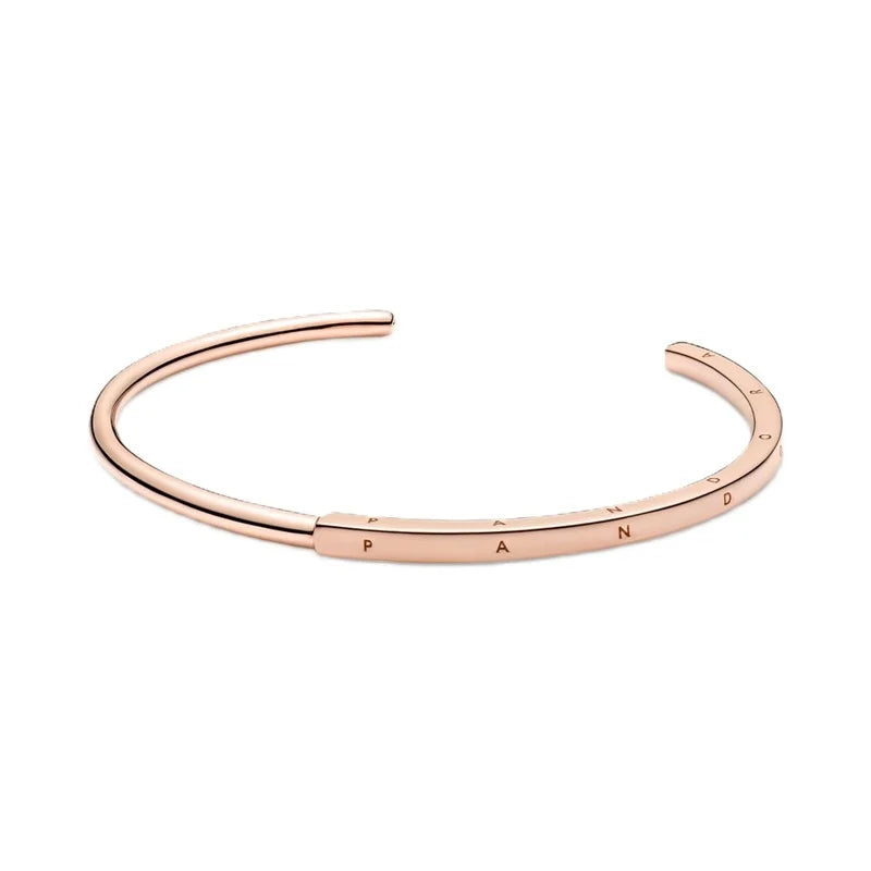 589493C00-2 - PANDORA JEWELS Mod. SIGNATURE I-D OPEN BANGLE ***SPECIAL PRICE***