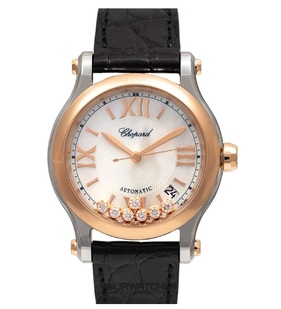 278559-6008 - CHOPARD MOD. HAPPY SPORT AUTOMATIC W/Diamonds