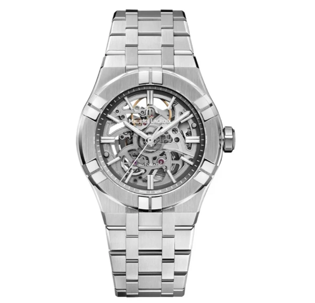 AI6007-SS002-030-1 - MAURICE LACROIX MOD. AIKON AUTOMATIC SKELETON