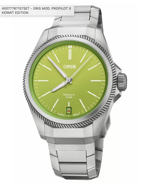 40077787157SET - ORIS MOD. PROPILOT X KERMIT EDITION