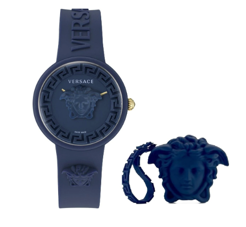 VE6G00623 - VERSACE Mod. MEDUSA POP 3H + VERSACE BLUE SILICON PURSE