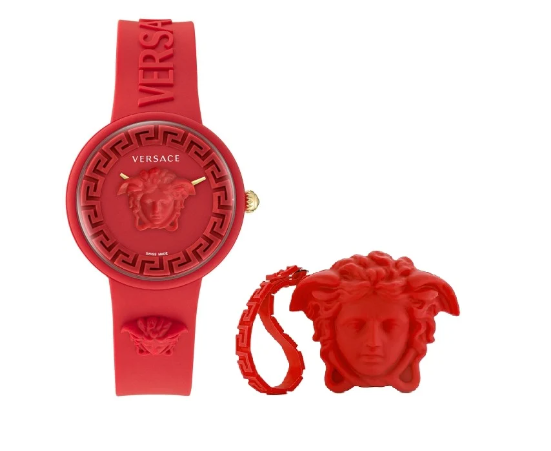 VE6G00723 - VERSACE Mod. MEDUSA POP 3H + VERSACE RED SILICON PURSE