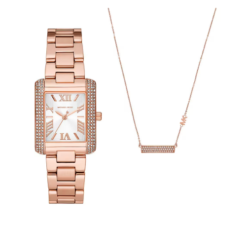 MK1074SET - MICHAEL KORS Mod. EMERY Special Pack (watch + necklace)