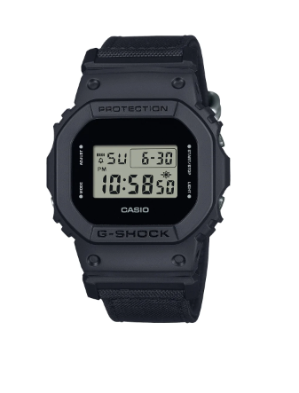 DW-5600BCE-1ER - CASIO G-SHOCK Mod. THE ORIGIN - BLACK CORDURA ECO FABRIC STRAP SERIE