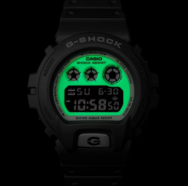 DW-6900HD-8ER - CASIO G-SHOCK Mod. OVERSIZE - HIDDEN GLOW SERIE