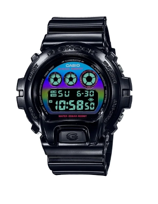 DW-6900RGB-1ER - CASIO G-SHOCK Mod. OVERSIZE - VIRTUAL BLACK RAINBOW SERIE ***SPECIAL PRICE***