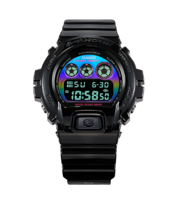 DW-6900RGB-1ER - CASIO G-SHOCK Mod. OVERSIZE - VIRTUAL BLACK RAINBOW SERIE ***SPECIAL PRICE***