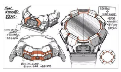 GA-010-1AER - CASIO G-SHOCK Mod. NEW RUGGED BASIC Digital 10-Year Battery