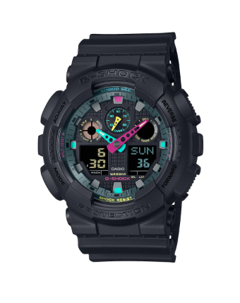 GA-100MF-1AER - CASIO G-SHOCK Mod. OVERSIZE - MATTE FLUO SERIE - BLACK
