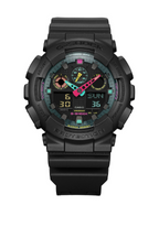 GA-100MF-1AER - CASIO G-SHOCK Mod. OVERSIZE - MATTE FLUO SERIE - BLACK