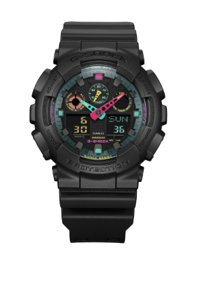 GA-100MF-1AER - CASIO G-SHOCK Mod. OVERSIZE - MATTE FLUO SERIE - BLACK