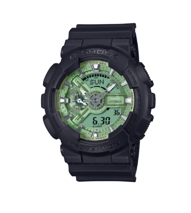 GA-110CD-1A3ER - CASIO G-SHOCK Mod. GS-BASIC - TONE ON TONE DIAL - GREEN SAGE *** SPECIAL PRICE ***