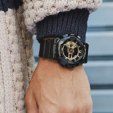 GA-110GB-1AER - CASIO G-SHOCK Mod. GS-BASIC - BLACK ADN GOLD SERIES