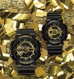 GA-110GB-1AER - CASIO G-SHOCK Mod. GS-BASIC - BLACK ADN GOLD SERIES
