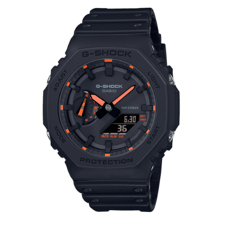 GA-2100-1A4ER - CASIO G-SHOCK Mod. OAK - Neon Orange Index