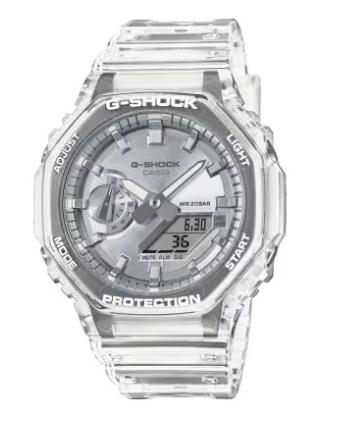 GA-2100BM-7A8ER - CASIO G-SCHOCK Mod. BRIGHT METALLIC - SILVER