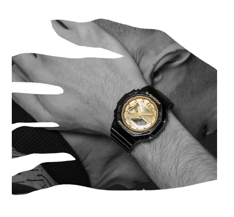 GA-2100GB-1AER - CASIO G-SHOCK Mod. OAK - Gold dial