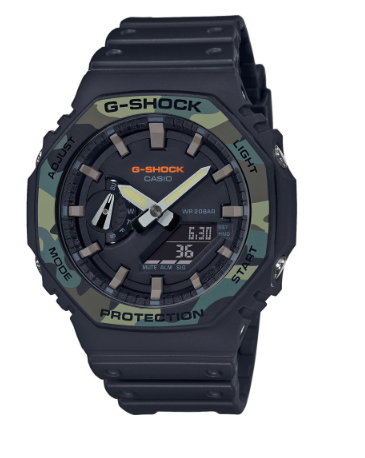 GA-2100SU-1AER - CASIO G-SHOCK MOD. OAK STREET UTILITY MILITARY SERIE