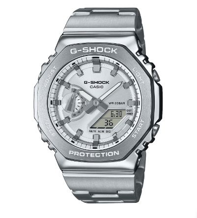 GM-2110D-7AER - CASIO G-SHOCK Mod. OAK G-STEEL CLASSIC SILVER