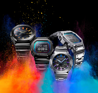 GM-B2100BPC-1AER - CASIO G-SHOCK Mod. OAK FULL METAL - BLACK POLYCHROMATIC ACCENTS SERIE