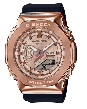 GM-S2100PG-1A4ER - CASIO G-SHOCK Mod. OAK METAL COVERED COMPACT - PINK GOLD SERIE
