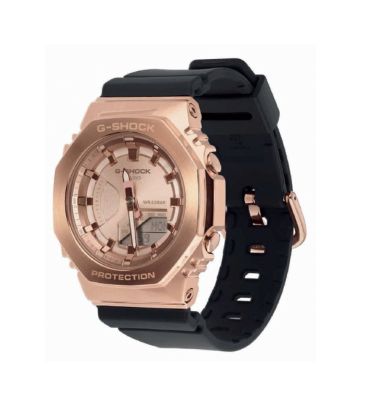 GM-S2100PG-1A4ER - CASIO G-SHOCK Mod. OAK METAL COVERED COMPACT - PINK GOLD SERIE
