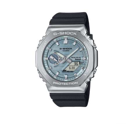 GBM-2100A-1A2ER - CASIO G-SHOCK Mod. G-STEEL Bluetooth® - LIGHT BLUE