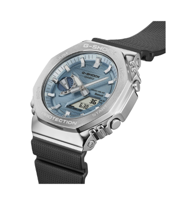 GBM-2100A-1A2ER - CASIO G-SHOCK Mod. G-STEEL Bluetooth® - LIGHT BLUE
