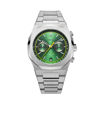 D1-CHBJ10 - D1 MILANO Mod. CRONOGRAFO NOBLE GREEN - RE-STYLE EDITION