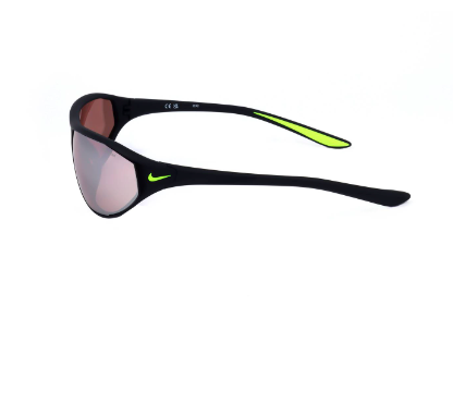 E_ DQ0992-012 65-12-140 - NIKE SUNGLASSES Mod. AERO SWIFT MATTE BLACK ROAD CHROME