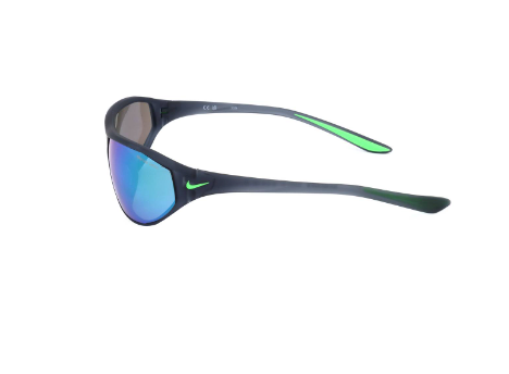 M_DQ0993-012 65-12-140 - NIKE SUNGLASSES Mod. AERO SWIFT MATTE DARK GREY GREEN - Nike Max Optics lenses