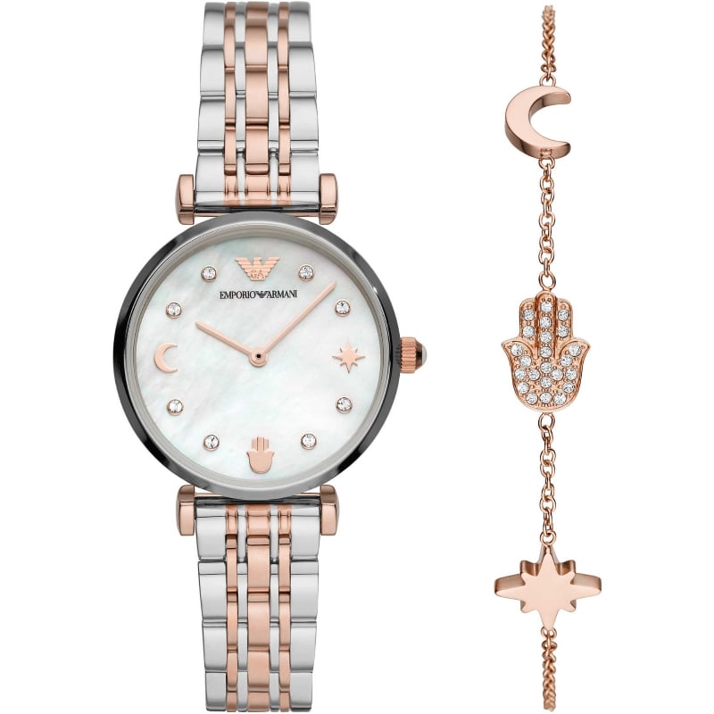 AR80037 - EMPORIO ARMANI MOD. GIANNI Set + bracelet