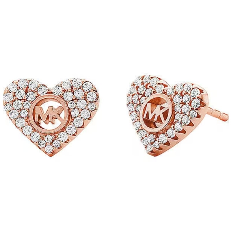 MKC1527AN791 - MICHAEL KORS PREMIUM SILVER COLLECTION Mod. HEART STUD