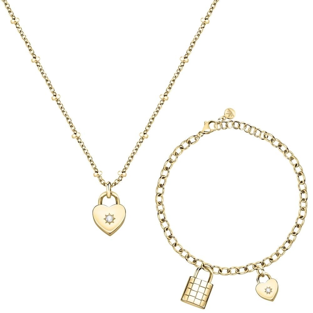 SAUB19 - MORELLATO GIOIELLI Mod. ABBRACCIO Necklace + Bracelet Special Pack